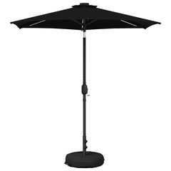 vidaXL Garden Parasol with LED Lights and Base 230 x 230 cm Polyester 2