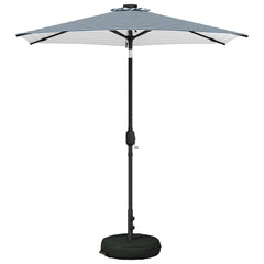 vidaXL Garden Parasol with LED Lights and Base 230 x 230 cm Polyester 2