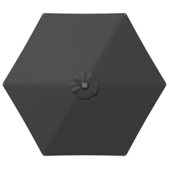 vidaXL Garden Parasol with LED Lights and Base 270 x 270 cm Polyester 5