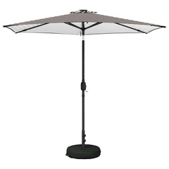 vidaXL Garden Parasol with LED Lights and Base 270 x 270 cm Polyester 2