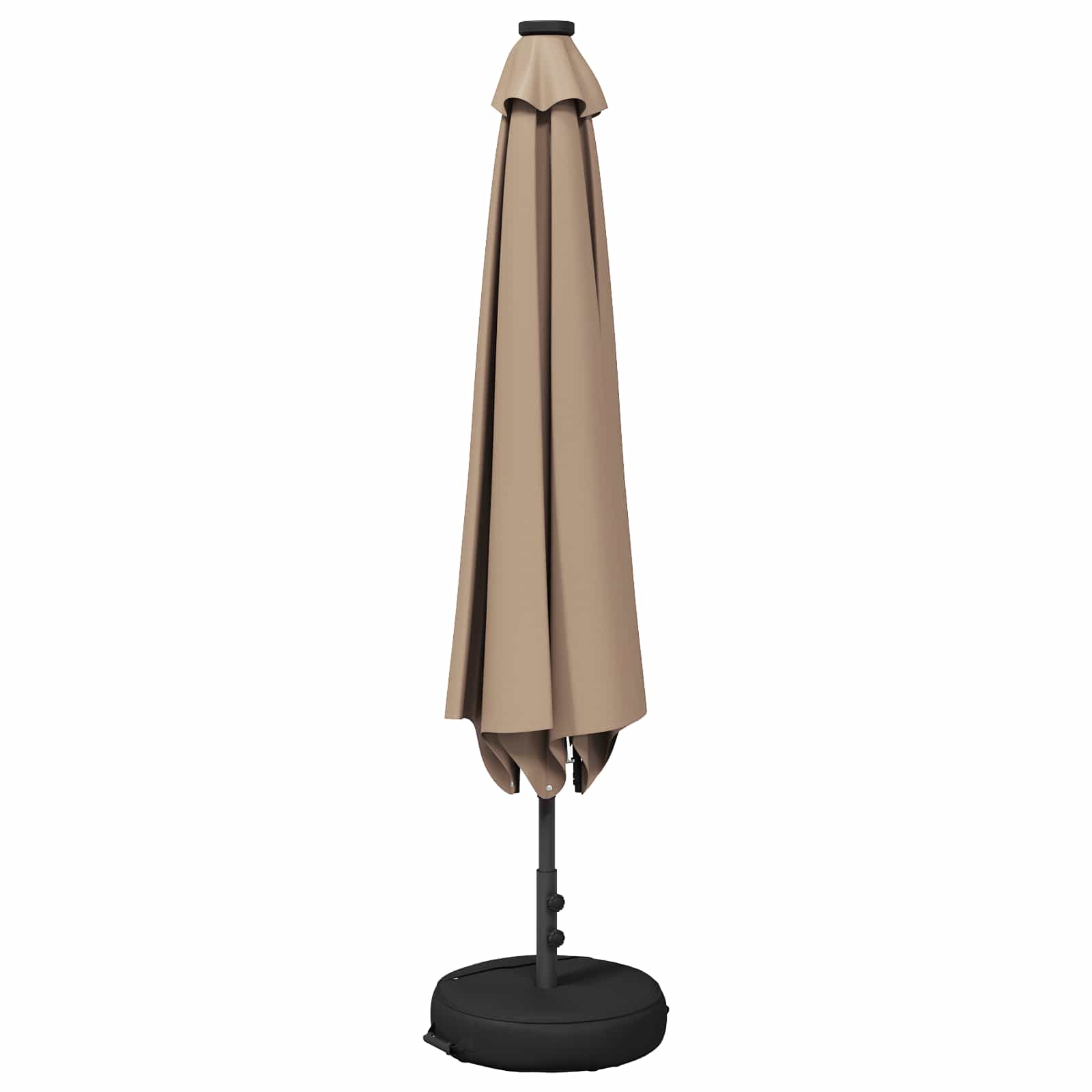 vidaXL Garden Parasol with LED Lights and Base 300 x 300 cm Polyester 3
