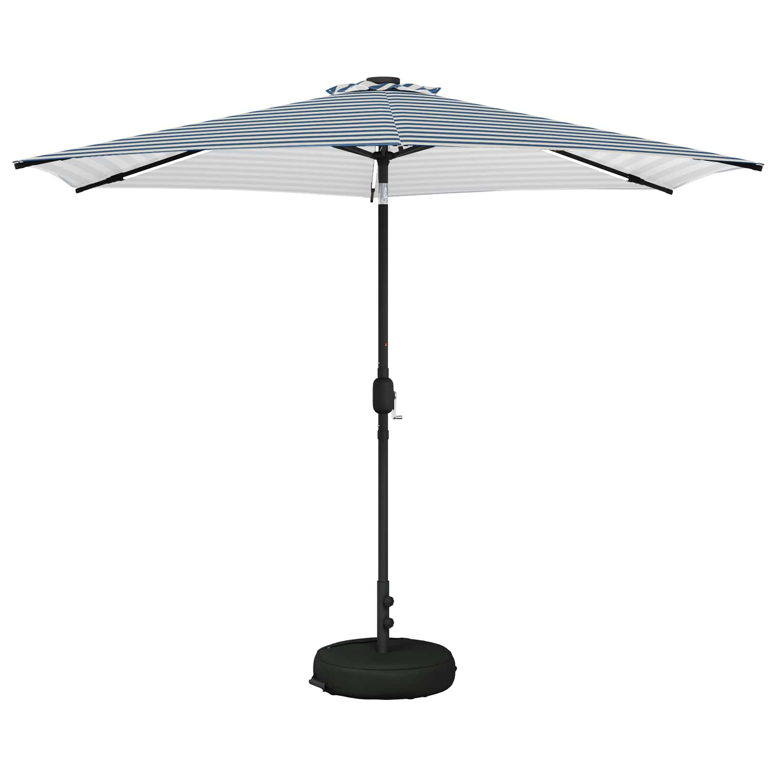 vidaXL Garden Parasol with LED Lights and Base 300 x 300 cm Polyester 2