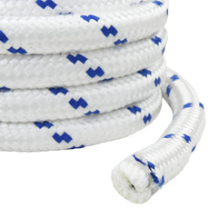 vidaXL Boat Rope 6 mm 5 m White and Blue 6