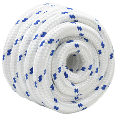 vidaXL Boat Rope 6 mm 5 m White and Blue 3