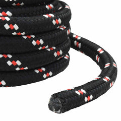 vidaXL Boat Rope 6 mm 5 m Black and Red 6
