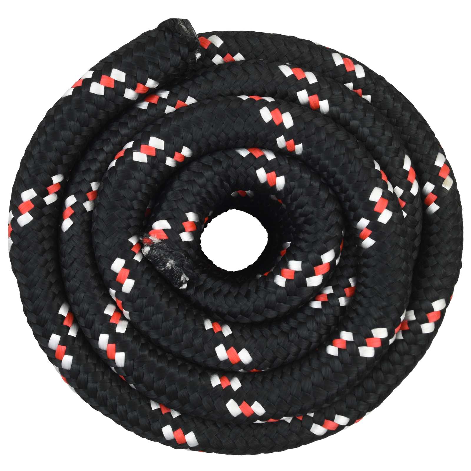 vidaXL Boat Rope 6 mm 5 m Black and Red 4