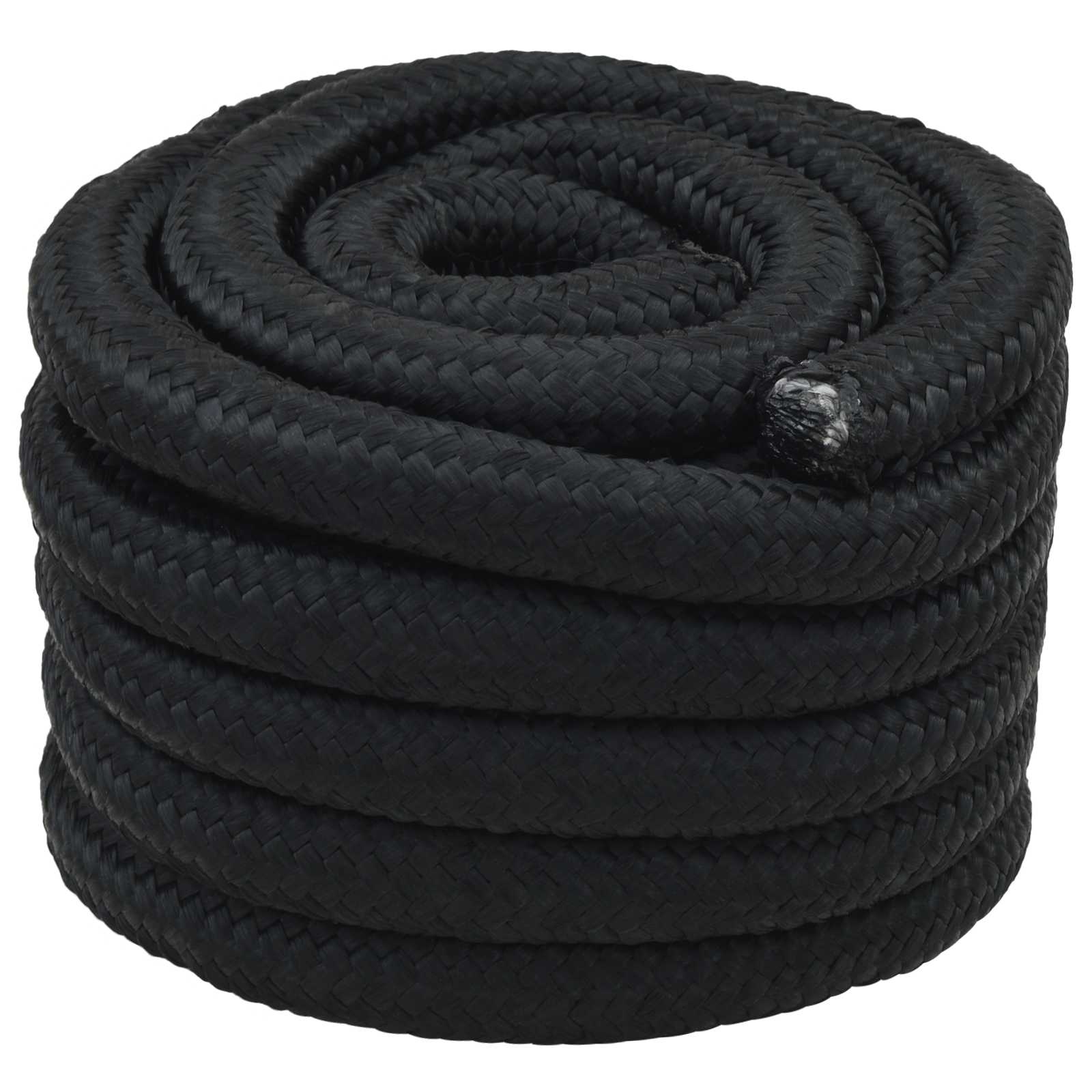 vidaXL Boat Rope 3 mm 25 m Black PP 1