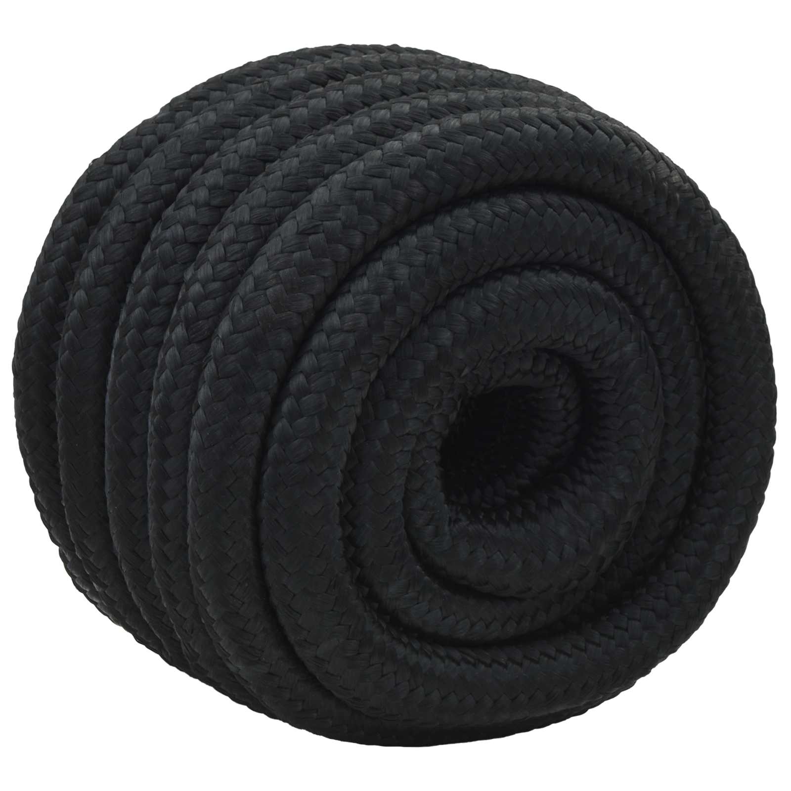 vidaXL Boat Rope 5 mm 5 m Black 3