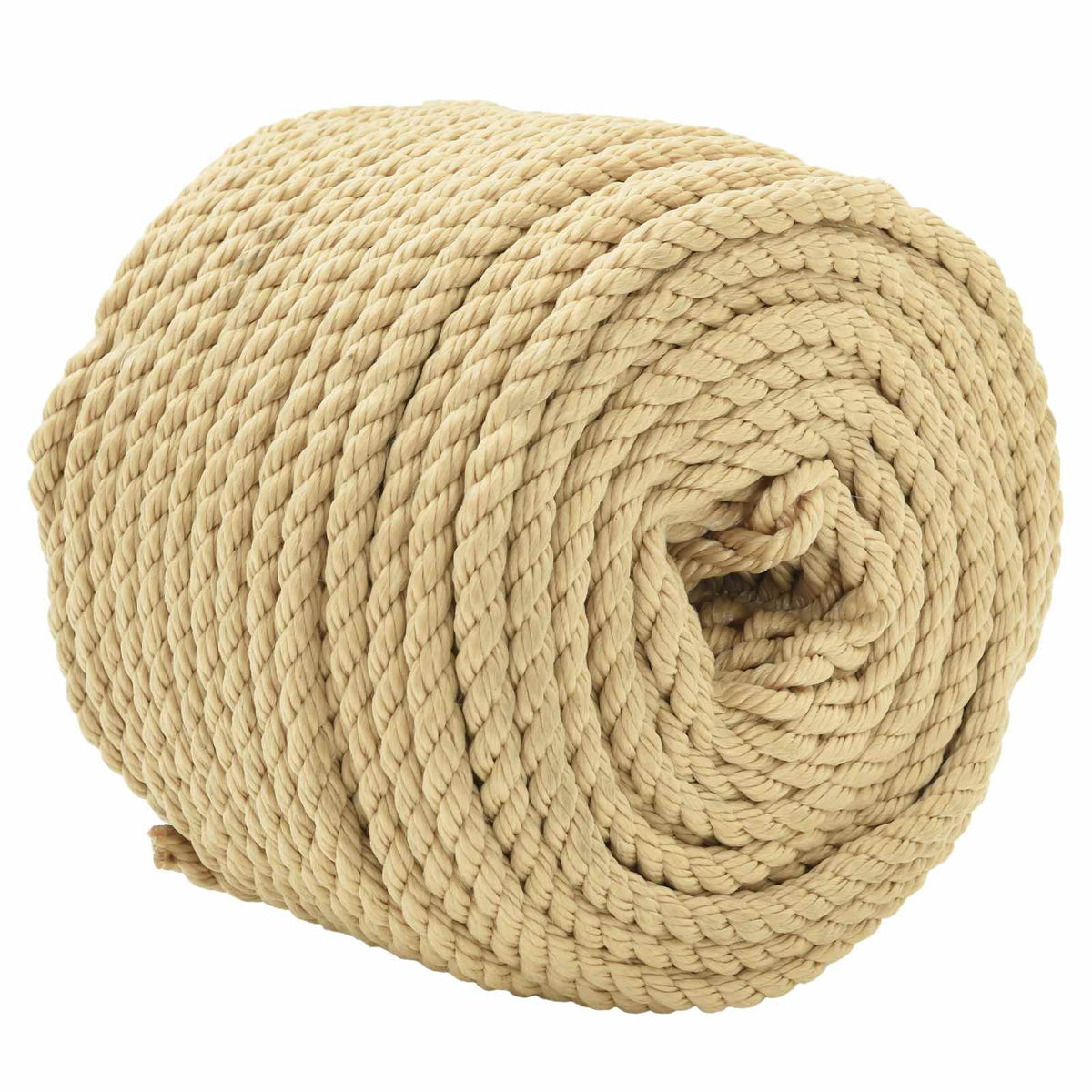 Boat Rope 80 mm 100 m Natural Polypropylene, image 3