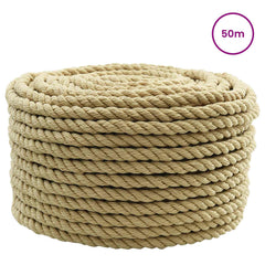 vidaXL Boat Rope 12 mm 50 m Natural 2