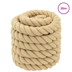 Boat Rope Length 25 m Natural 40 mm