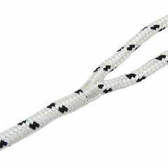 vidaXL Boat Rope 12 mm 9 m White and Black Polyester 5