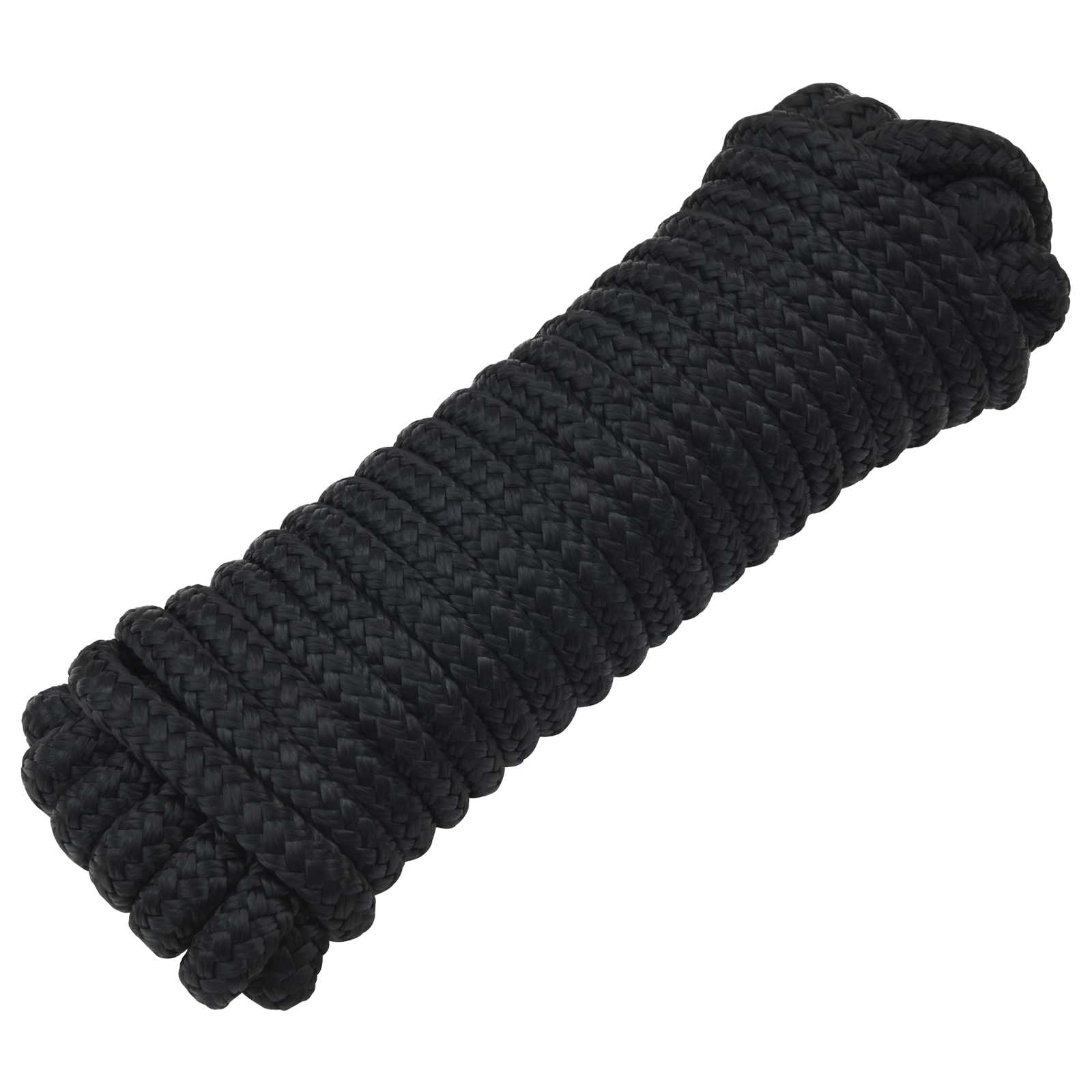 vidaXL Boat Rope 16 mm 15 m Black Polyester 3