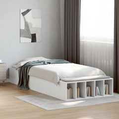Bed Frame with Storage 80 x 200 cm Engineered Wood White