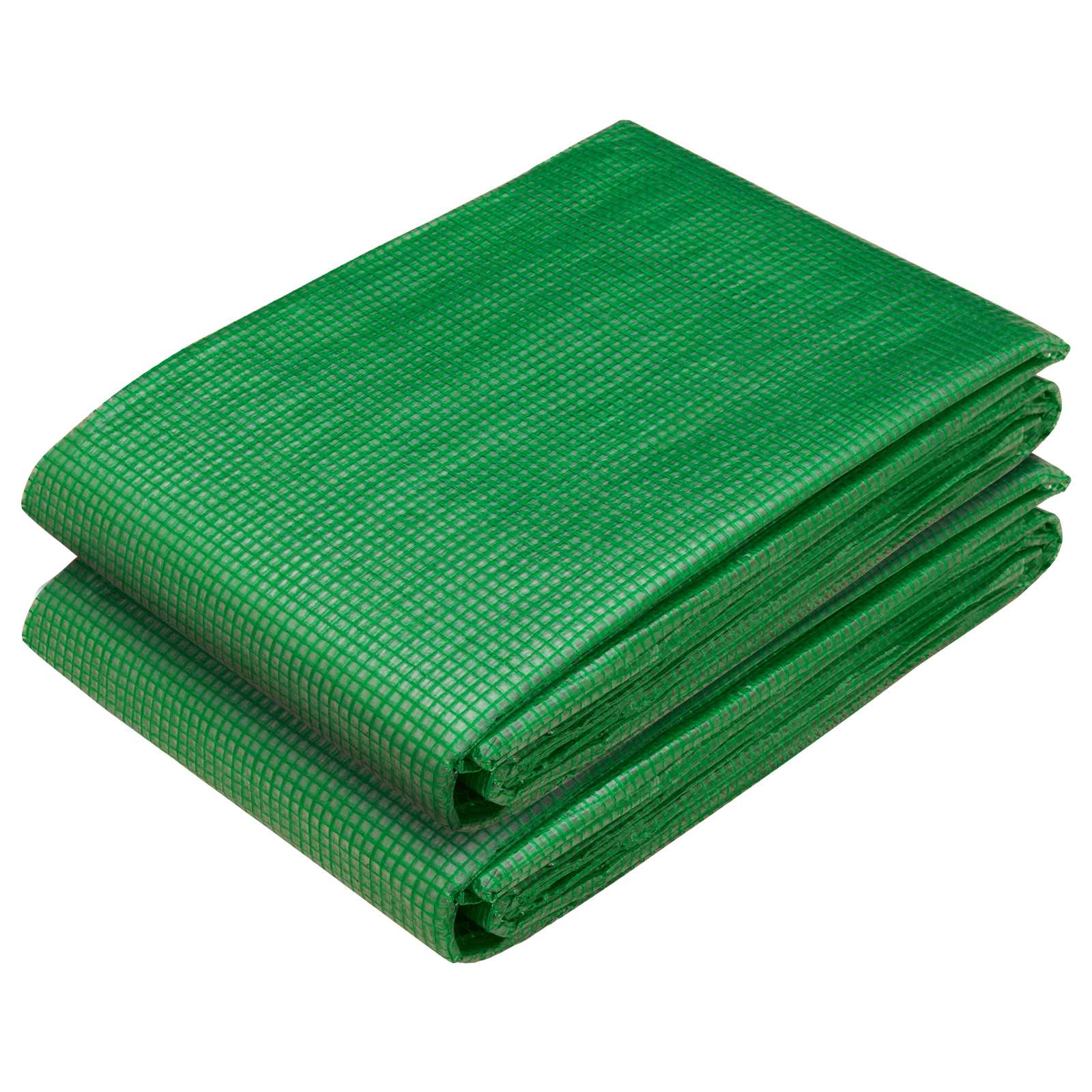 vidaXL Tarpaulin with Eyelets 2 pcs Green 3 x 2 m 260 gsm PE 2