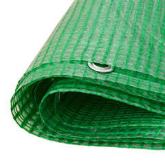 vidaXL Tarpaulin with Eyelets Green 8 x 8 m 140 gsm PE 4