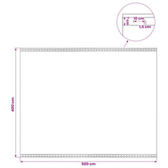 vidaXL Tarpaulin with Eyelets Green 4 x 5 m 260 gsm PE 6