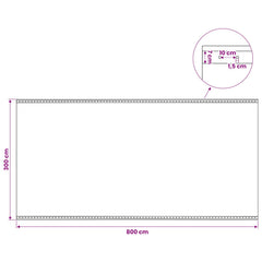 vidaXL Tarpaulin with Eyelets Green 4 x 8 m 260 gsm PE 6