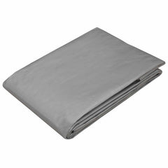 vidaXL Tarpaulin with Eyelets Light Grey 4 x 8 m 180 gsm PE 3