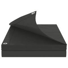 vidaXL Tarpaulin with Eyelets Anthracite Grey 6 x 10 m 90 gsm PE 2