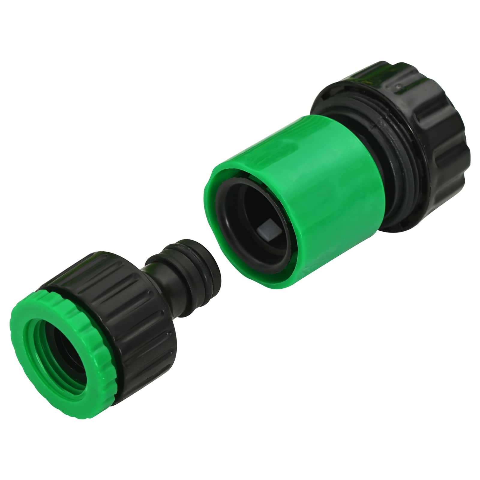 vidaXL Garden Hose 5-Ply Green and Yellow 19 mm PVC 3