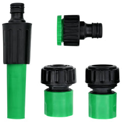 vidaXL Garden Hose 5-Ply Green and Yellow 19 mm PVC 5