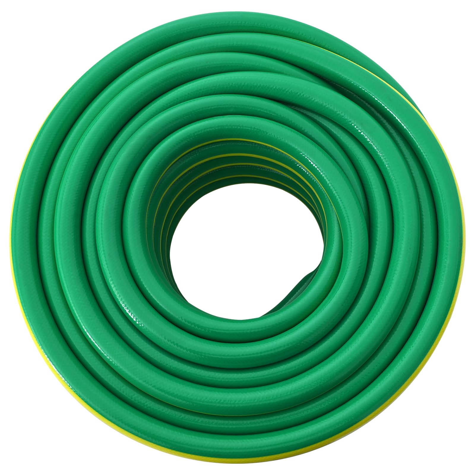vidaXL Garden Hose 5-Ply Green and Yellow 25 mm PVC 3