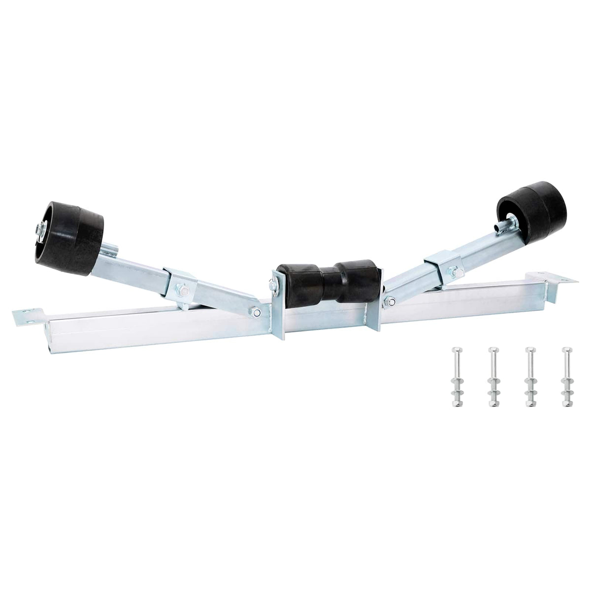 Boat Trailer Bottom Support Bracket with Keel Rollers 62.5 - 100 cm