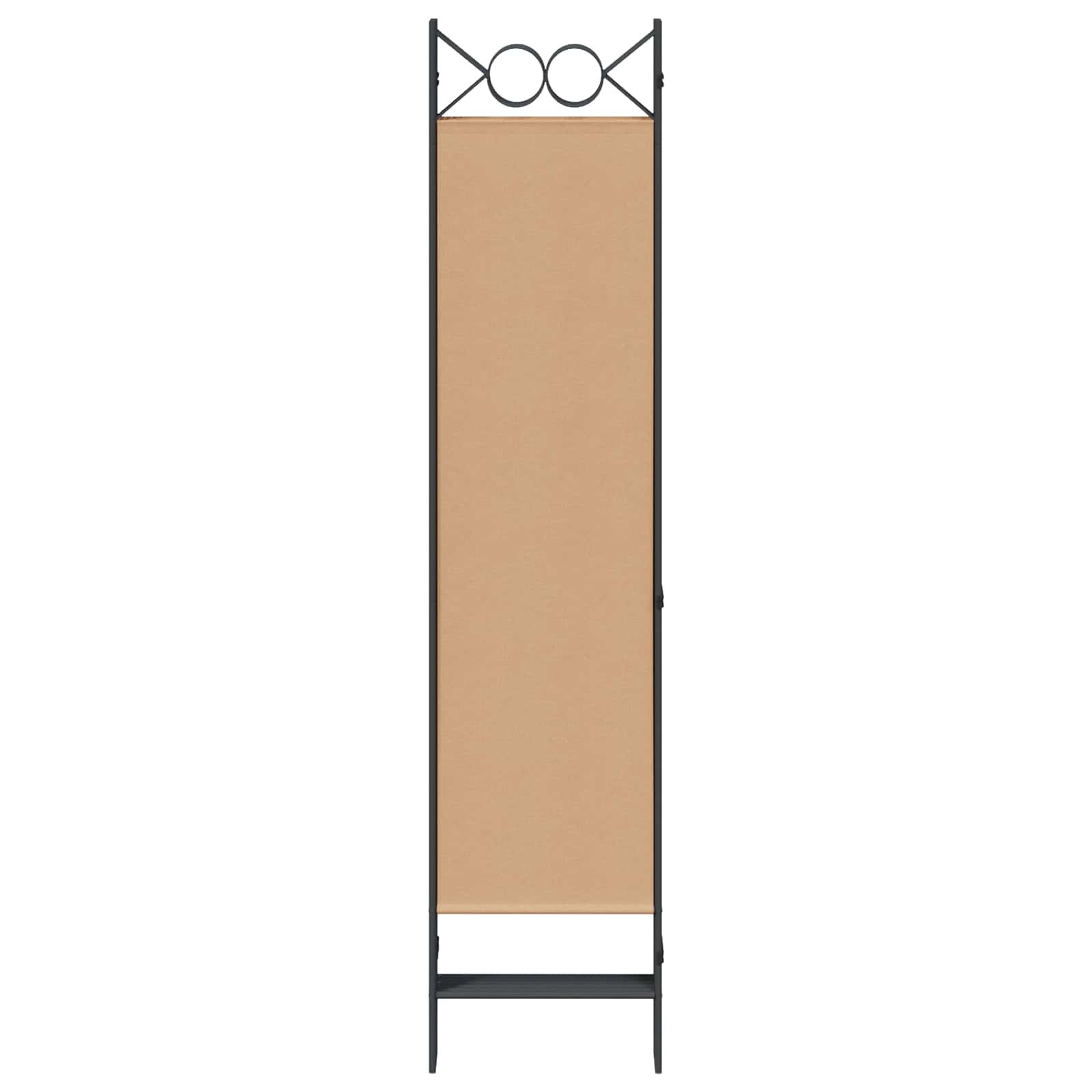 vidaXL 6-Panel Room Divider Beige 240 x 180 cm Fabric 4