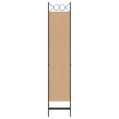 vidaXL Room Divider Beige 200 x 200 cm Fabric 5
