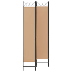 vidaXL Room Divider Beige 160 x 220 cm Fabric 3