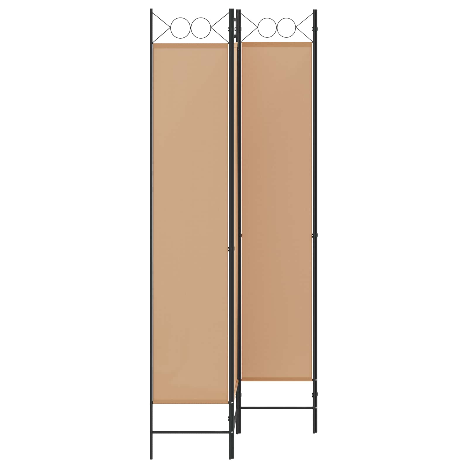 vidaXL Room Divider Beige 160 x 220 cm Fabric 3
