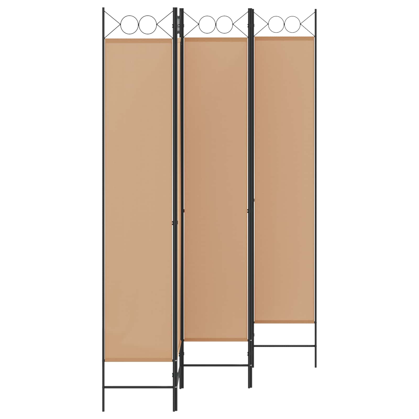 vidaXL Room Divider Beige 200 x 220 cm Fabric 3