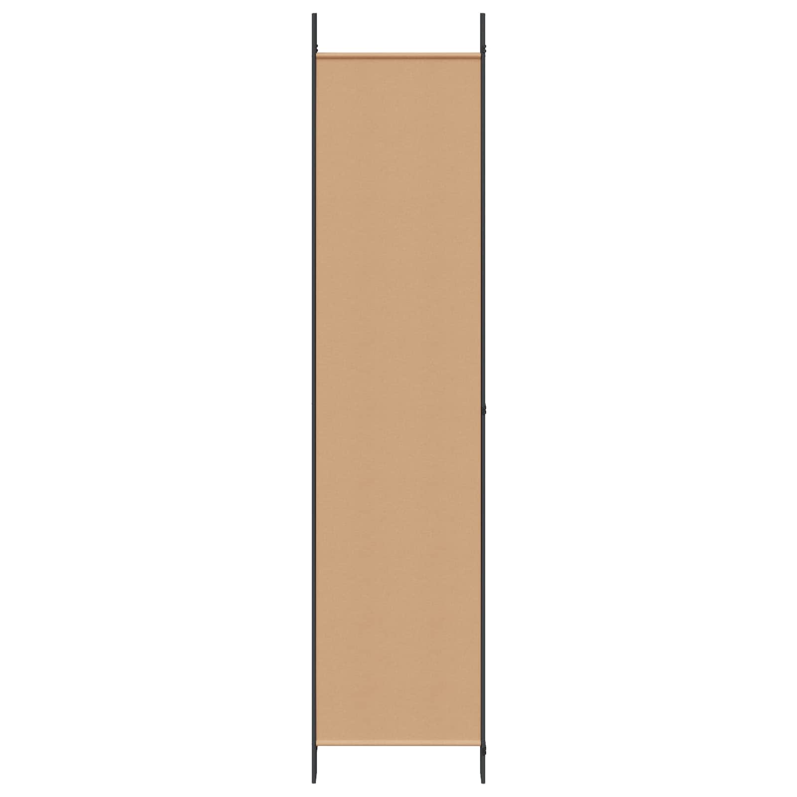 vidaXL Room Divider Beige 250 x 220 cm Fabric 5