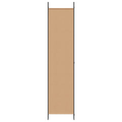 vidaXL Room Divider Beige 250 x 220 cm Fabric 5