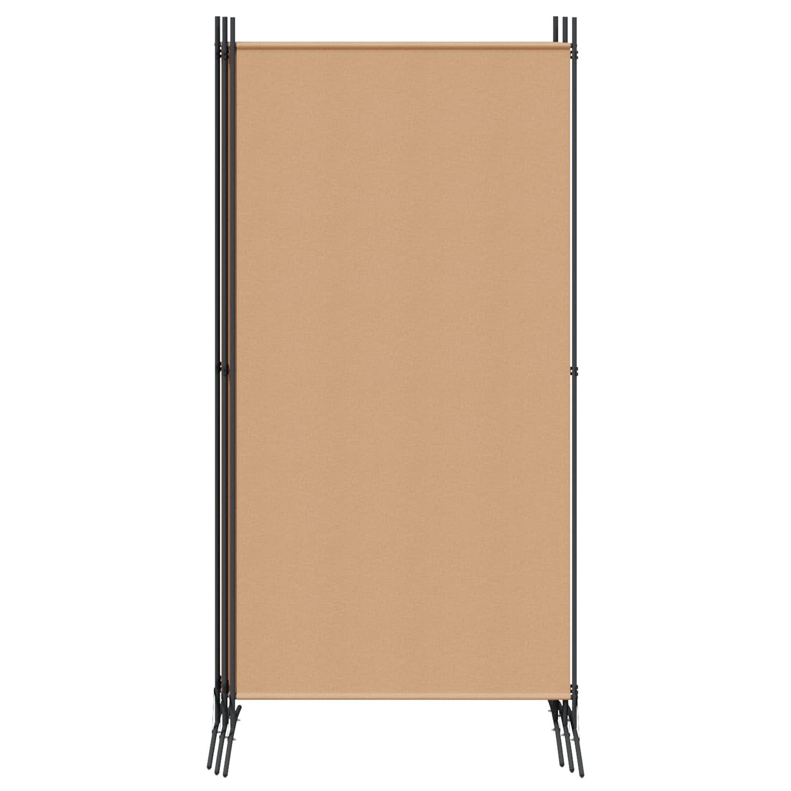 vidaXL 5-Panel Room Divider Beige 433 x 180 cm Fabric 5