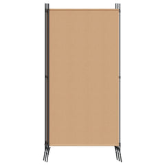 vidaXL 5-Panel Room Divider Beige 433 x 180 cm Fabric 5