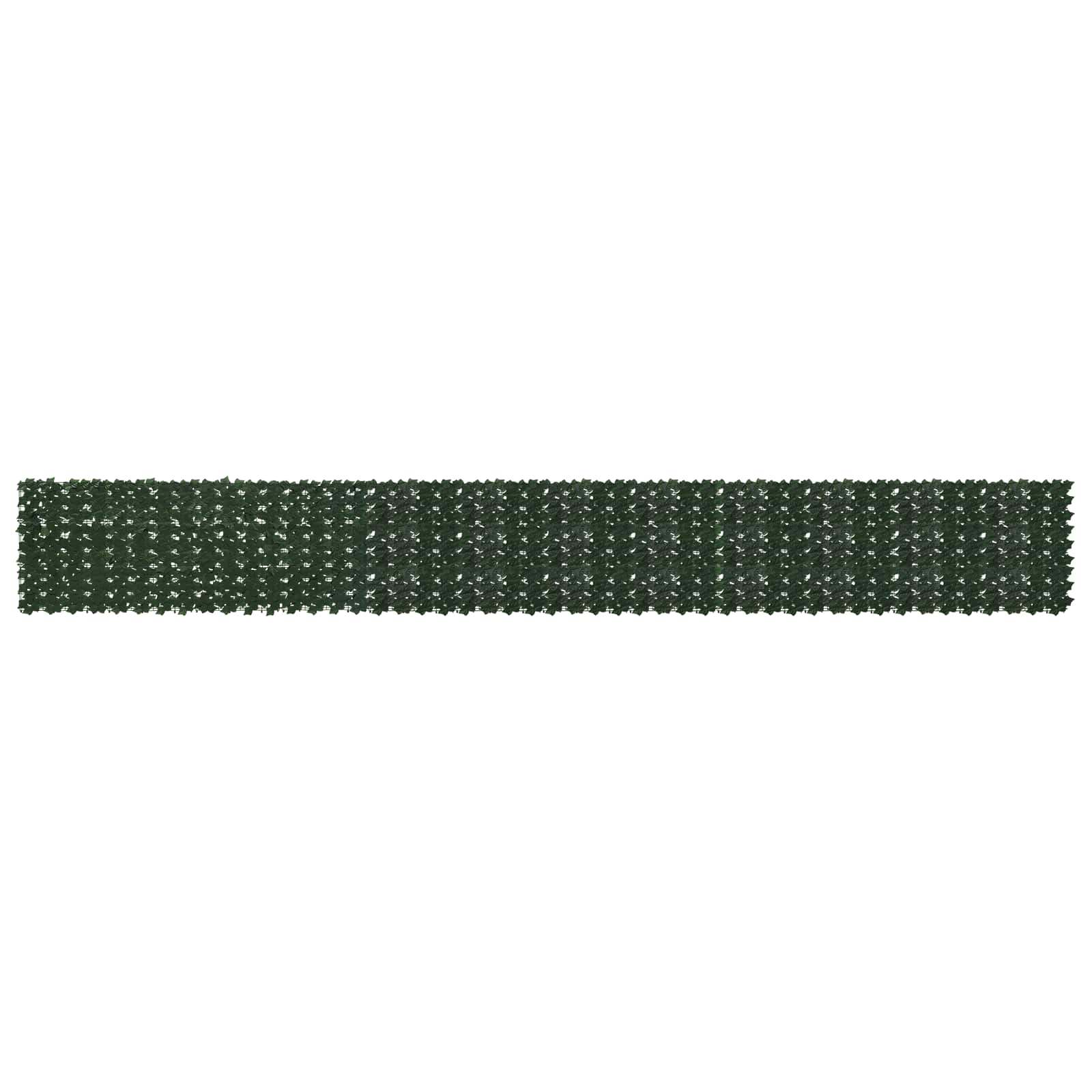 vidaXL Balcony Screen with Leaves Dark Green 600 x 75 cm 1