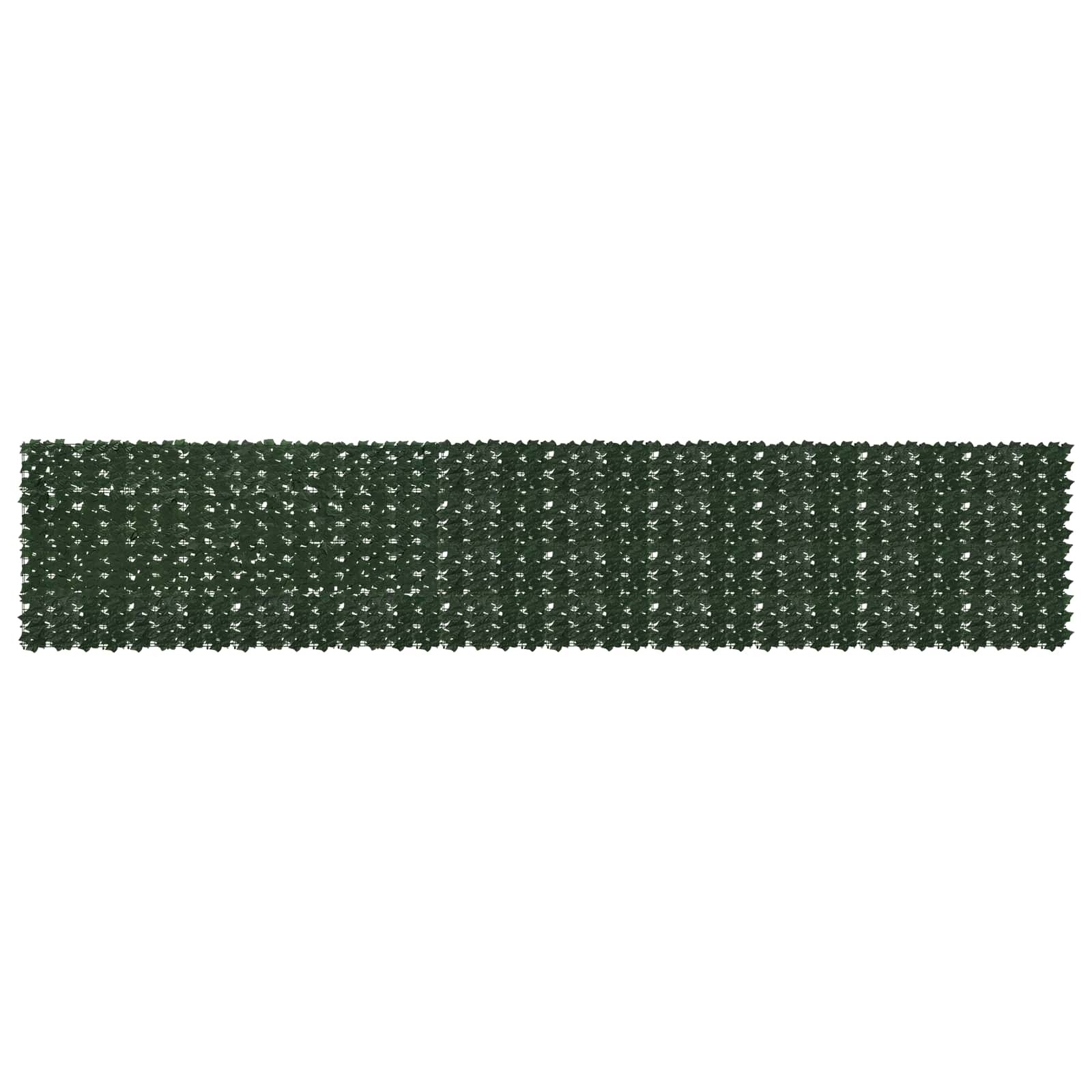 vidaXL Balcony Screen with Leaves Dark Green 500 x 100 cm 1