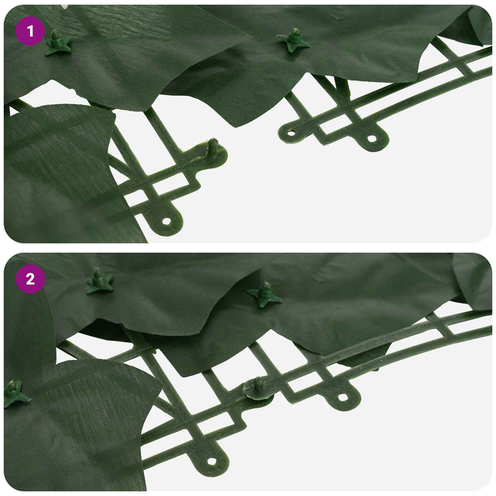 vidaXL Balcony Screen with Leaves Dark Green 300 x 150 cm 6