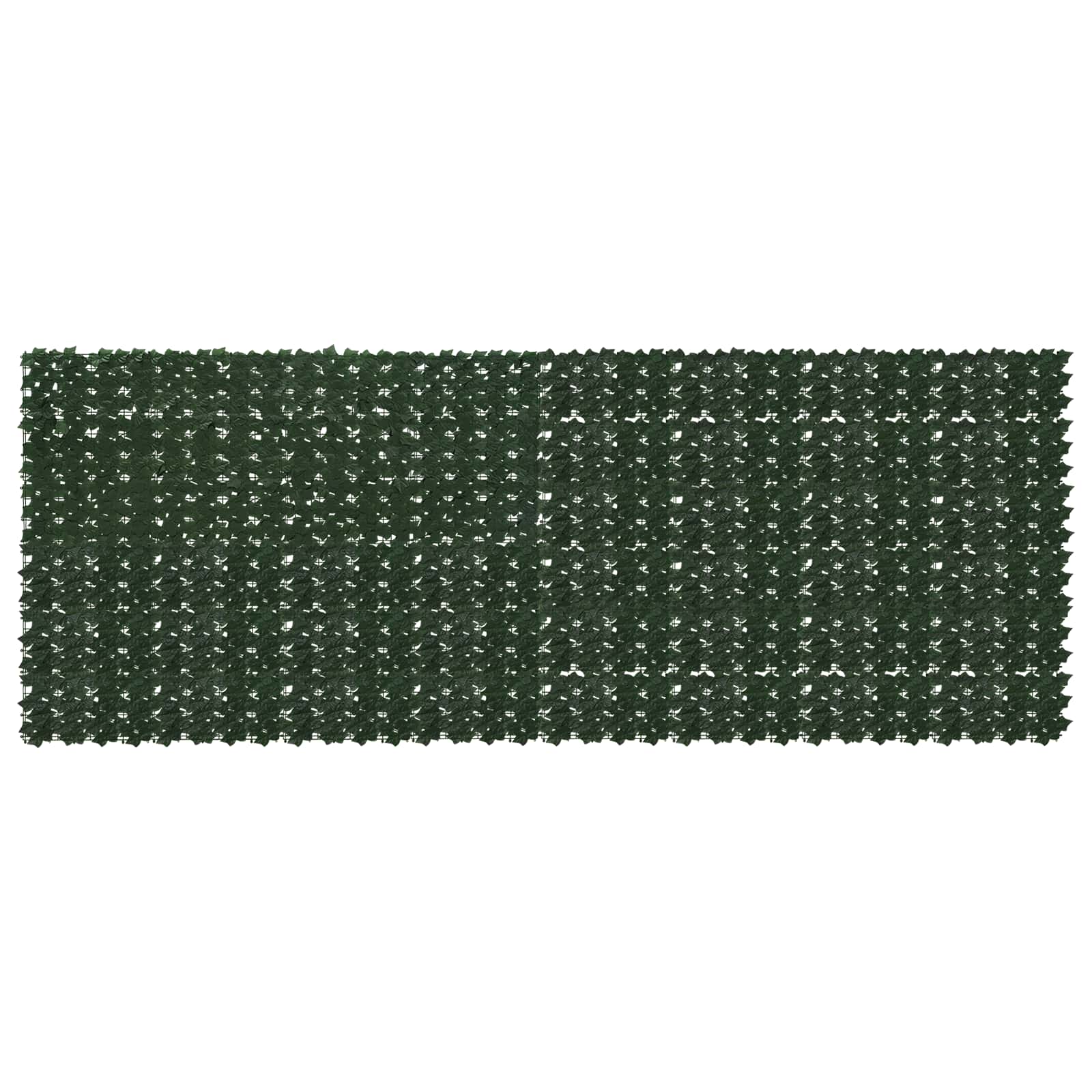 vidaXL Balcony Screen with Leaves Dark Green 400 x 150 cm 1