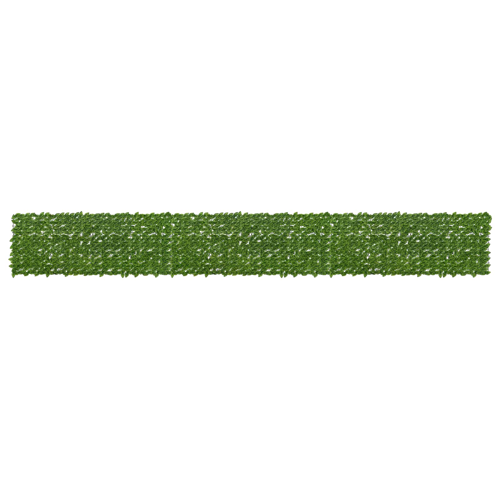 vidaXL Balcony Screen with Leaves Green and Yellow 600 x 75 cm 1
