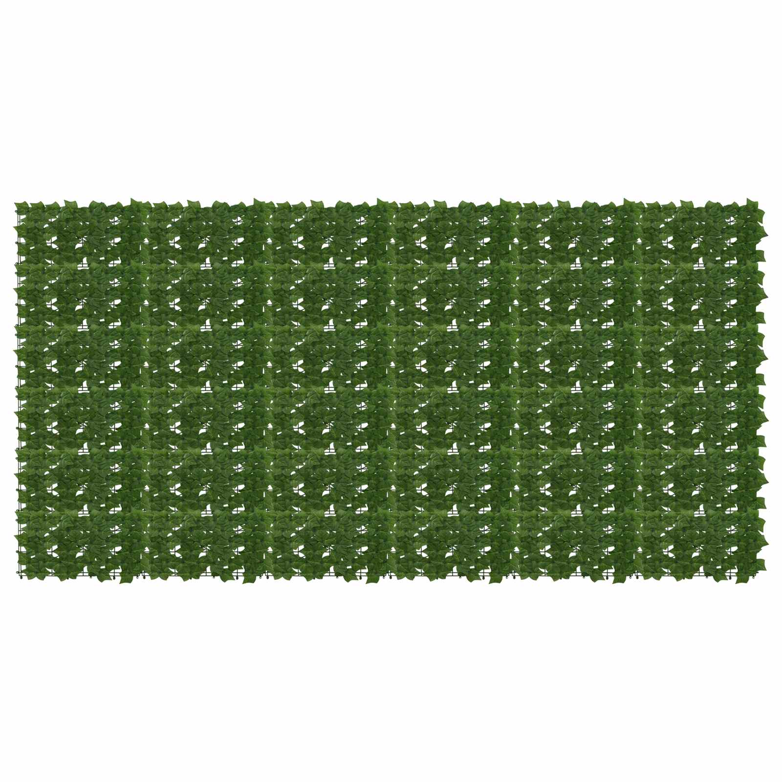 vidaXL Balcony Screen with Leaves 300 x 150 cm Polyethylene and Fabric 1