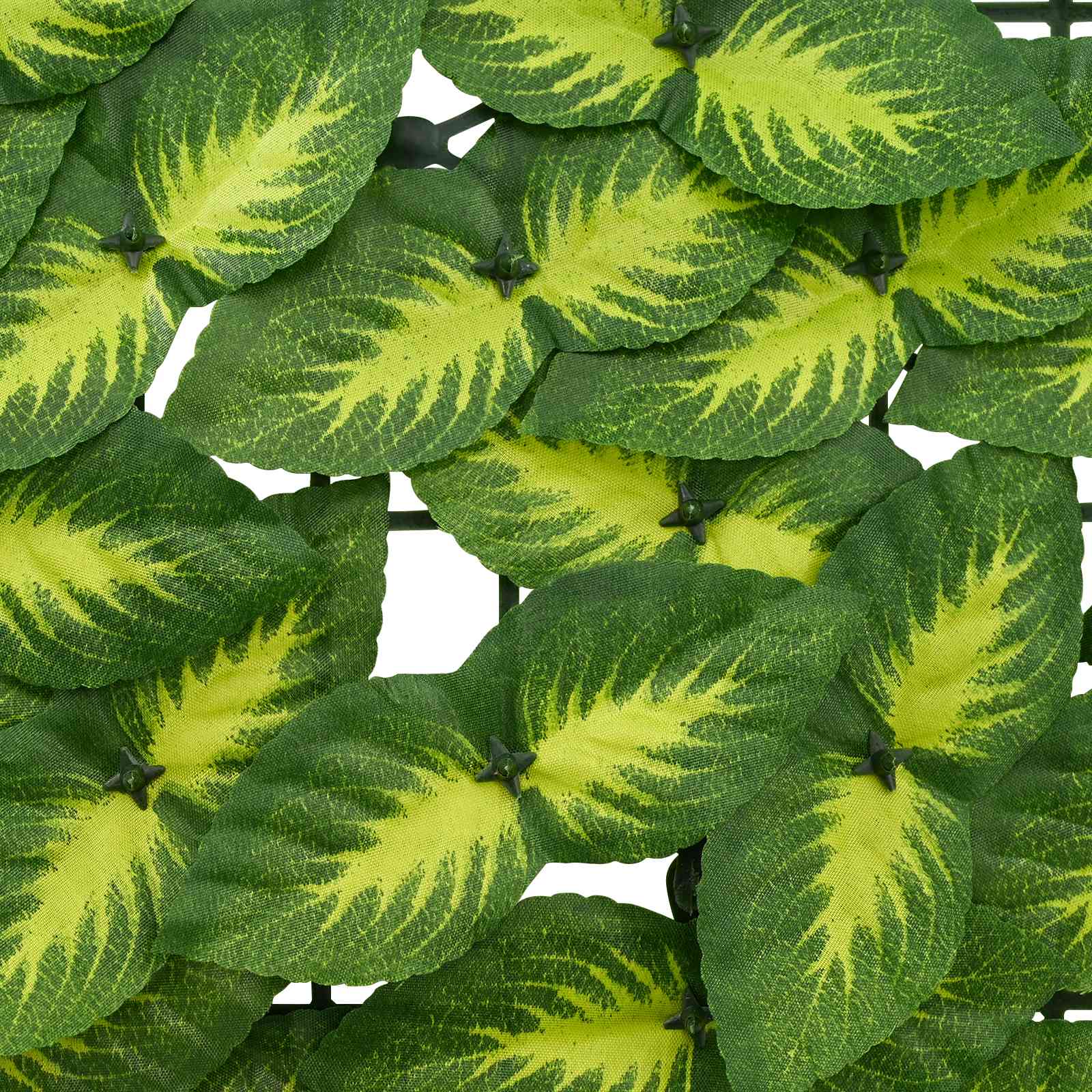 vidaXL Balcony Screen with Leaves Green and Yellow 400 x 75 cm 4