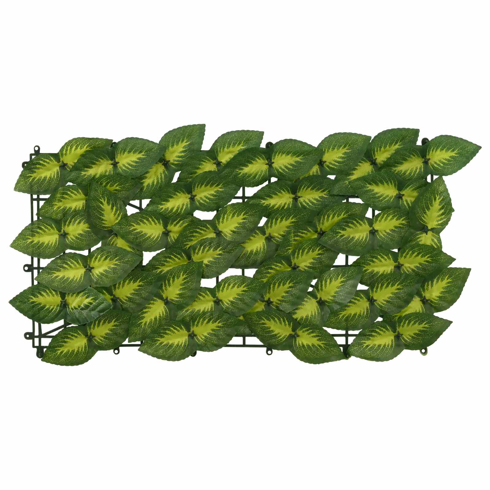 vidaXL Balcony Screen with Leaves Green and Yellow 400 x 75 cm 3