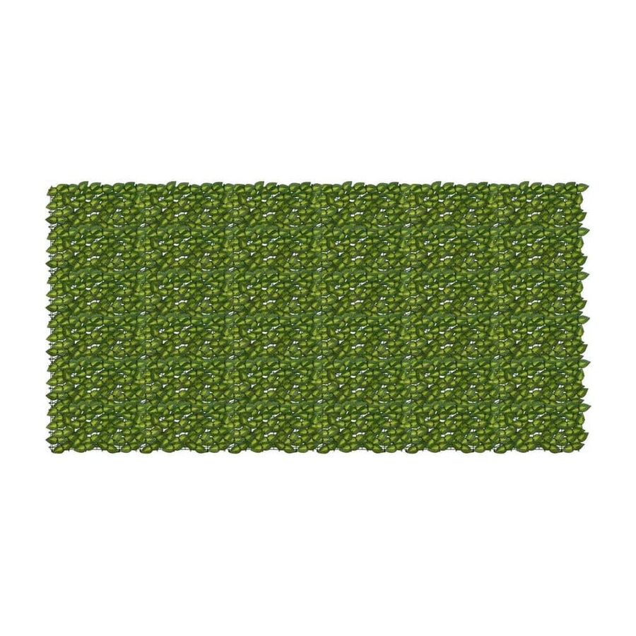 Balcony Screen with Leaves Green and Yellow