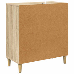 Sideboard BONN Sonoma 69 x 33 x 75 cm Engineered Wood Emerald geometric print
