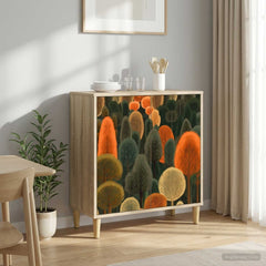 Sideboard BONN Sonoma 69 x 33 x 75 cm Engineered Wood Forest print