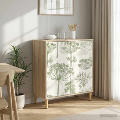 Sideboard BONN Sonoma 69 x 33 x 75 cm Engineered Wood Green tree print