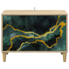 vidaXL TV Cabinet WIJHE 69 x 33 x 50 cm Sonoma Engineered Wood 4
